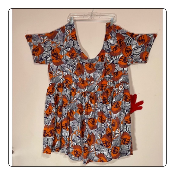 👠👜E SHAKTI…Sz…5X - 32W…AFRICAN PRINT DRESS - Picture 4 of 5